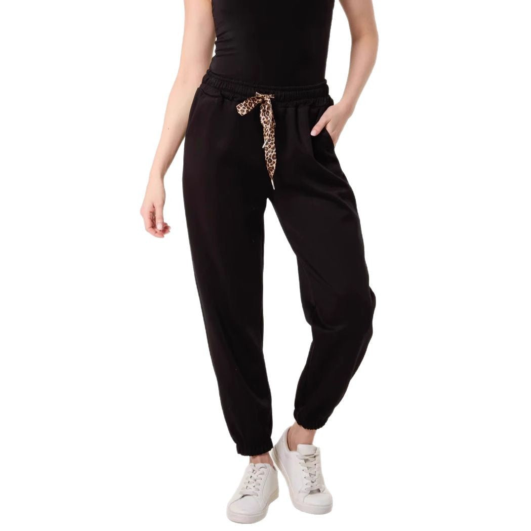 Women's Relaxed Fit Jogging Pants with Drawstring Ivyshape