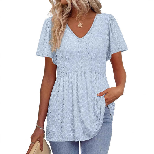 Women structured peplum top Ivyshape