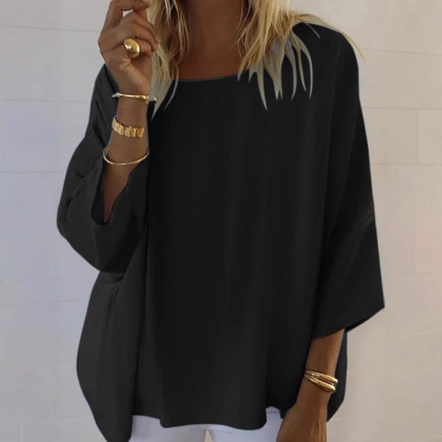 Women Light Batwing Blouse Ivyshape
