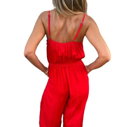 Women Bohemian Style Relaxed Jumpsuit Ivyshape