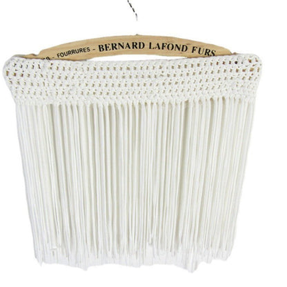 Ladies casual beach skirt with trendy fringe design Ivyshape