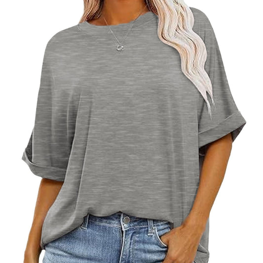 Women Soft Relaxed Fit Batwing Top Ivyshape