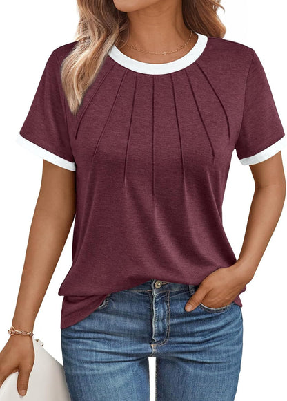 Women's folding casual top Ivyshape