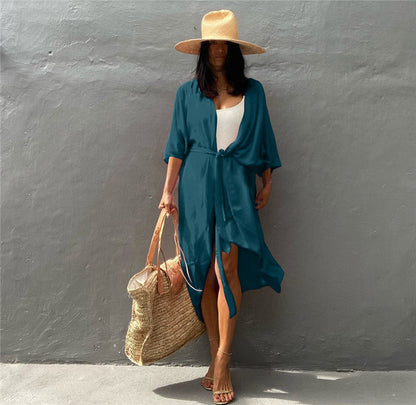 Ladies elegant beach coat Ivyshape