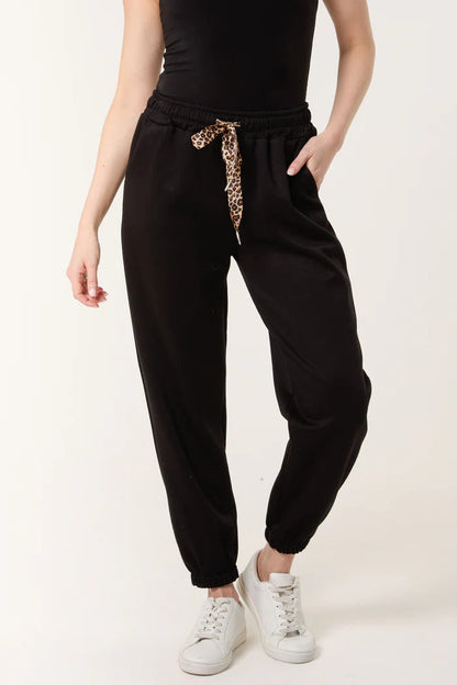Women's Relaxed Fit Jogging Pants with Drawstring Ivyshape