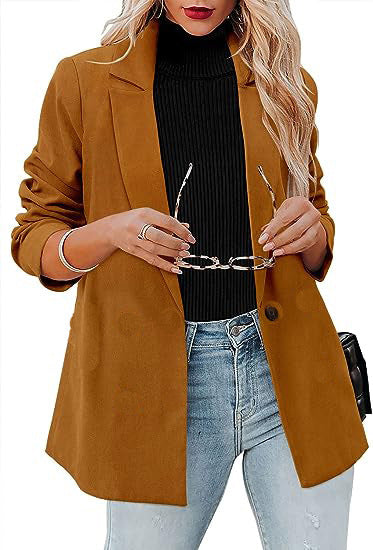 Women's elegant and stylish blazer in casual look Ivyshape