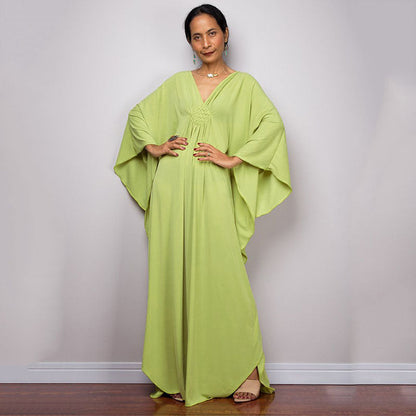 Ladies Maxi Kaftan with flowing cut and wide sleeves Ivyshape