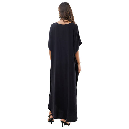 Women's maxi dress with elegant peacock fashion Ivyshape