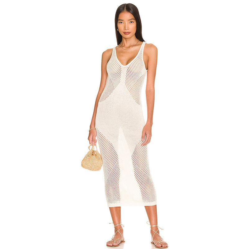 Women's Crochet Bodycon Dress with Elegant Cut Ivyshape