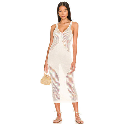 Women's Crochet Bodycon Dress with Elegant Cut Ivyshape