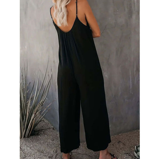 Women's jumpsuit with summery sunflower motif Ivyshape