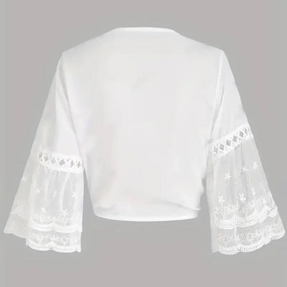 Ladies airy lace summer jacket Ivyshape