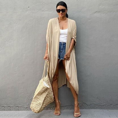 Ladies elegant beach coat Ivyshape
