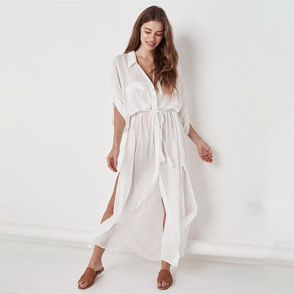 Women's Long-Sleeved Beach Dress Ivyshape