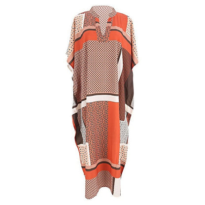 Women's kaftan with a modern color play and stylish cut Ivyshape