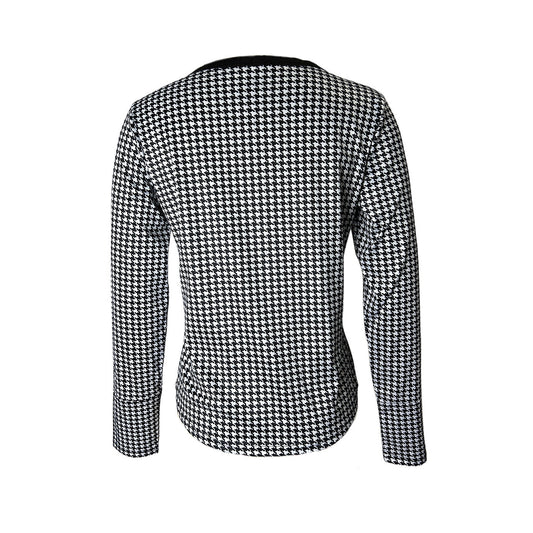 Ladies Elegant Blouse with Original Zipper and Two Pockets Ivyshape