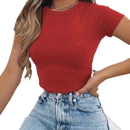 Women's Crop Essentials T-Shirt Ivyshape