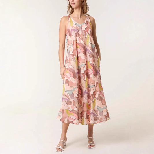 Women's art-inspired maxi dress Ivyshape