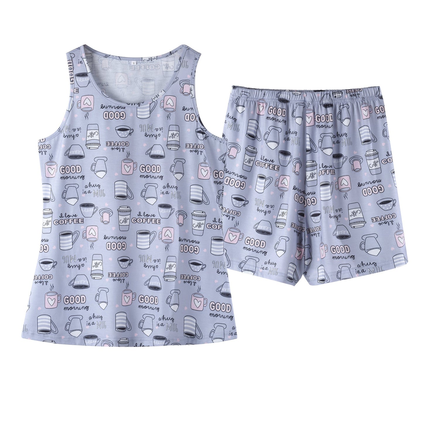 Women's pajama set with galactic motif Ivyshape