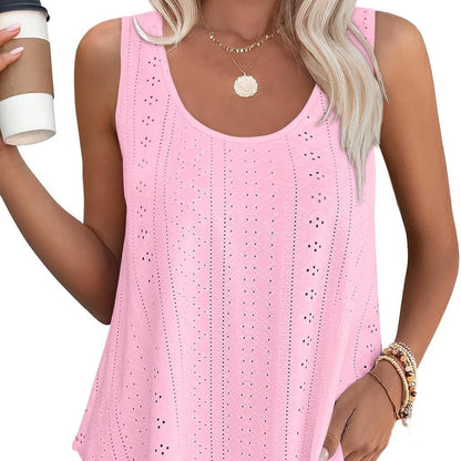 Womens Leisure Light Sleeveless Top Ivyshape