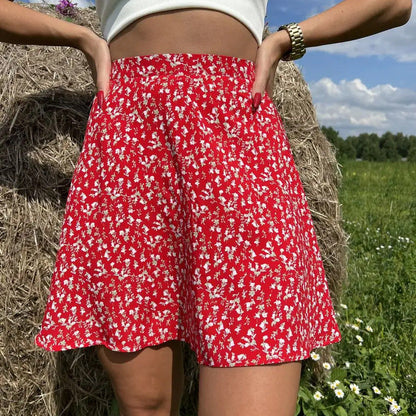 Women's High-Waisted Leopard Print Shorts Ivyshape