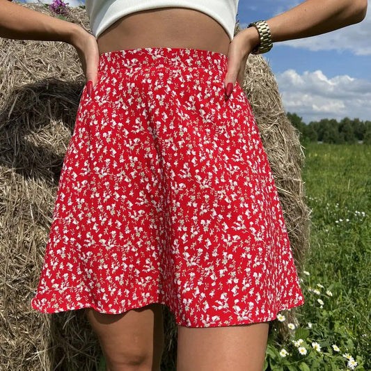 Women's High-Waisted Leopard Print Shorts Ivyshape