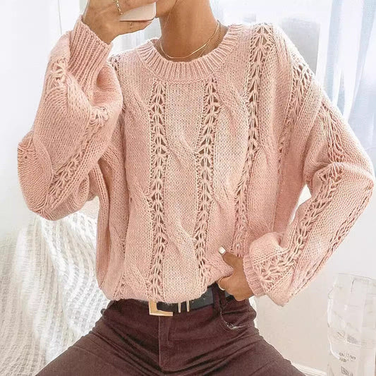 Women's knitted sweater with a loose fit Ivyshape