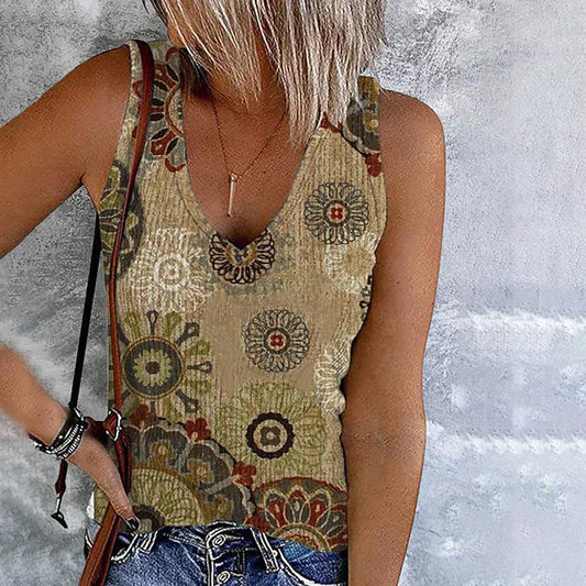Women Rhinestone-Embellished V-Neck Top Ivyshape