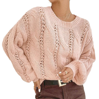 Women's knitted sweater with a loose fit Ivyshape