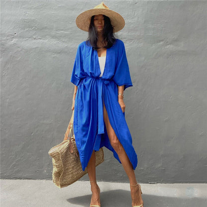 Ladies elegant beach coat Ivyshape
