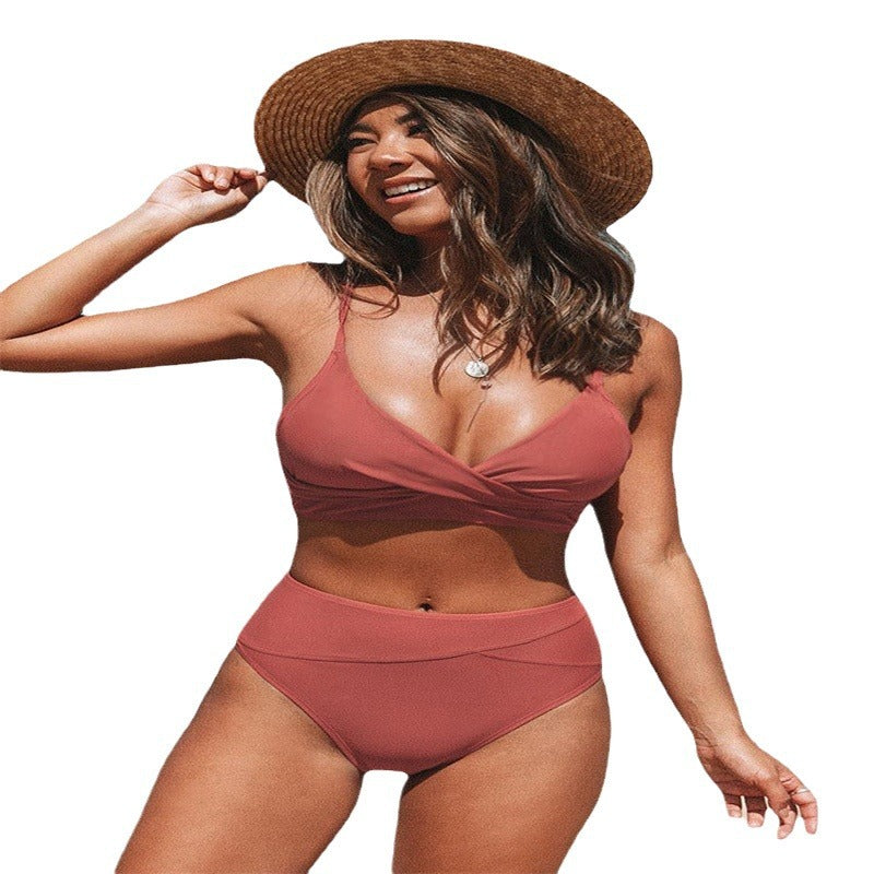 Women's bikini set with stylish wrap design and high waist Ivyshape