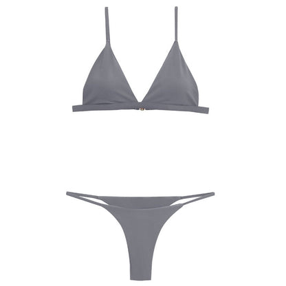 Women's triangle bikini with adjustable straps and elegant design Ivyshape
