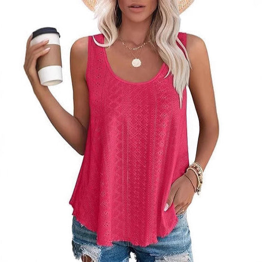 Womens Leisure Light Sleeveless Top Ivyshape