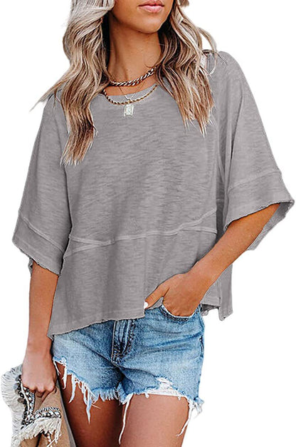 Women's casual oversized T-shirt Ivyshape