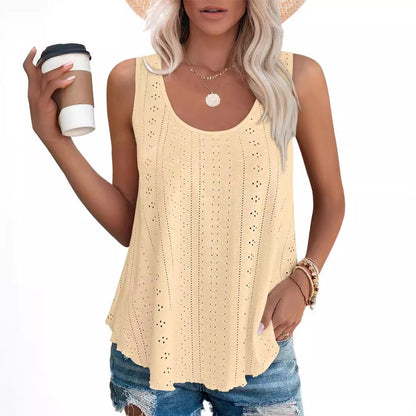 Womens Leisure Light Sleeveless Top Ivyshape