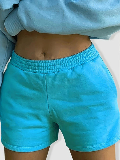 Women Leisure Comfortable Sweat Shorts Ivyshape