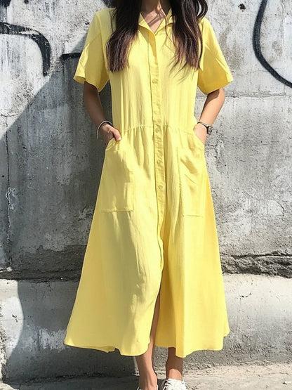 Ladies Shirt Dress Ivyshape
