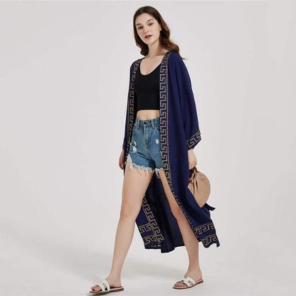 Ladies elegant kimono with elaborate decorations Ivyshape