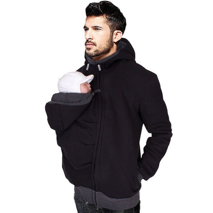 Men's Multifunctional Carry Jacket with Removable Baby Insert Ivyshape