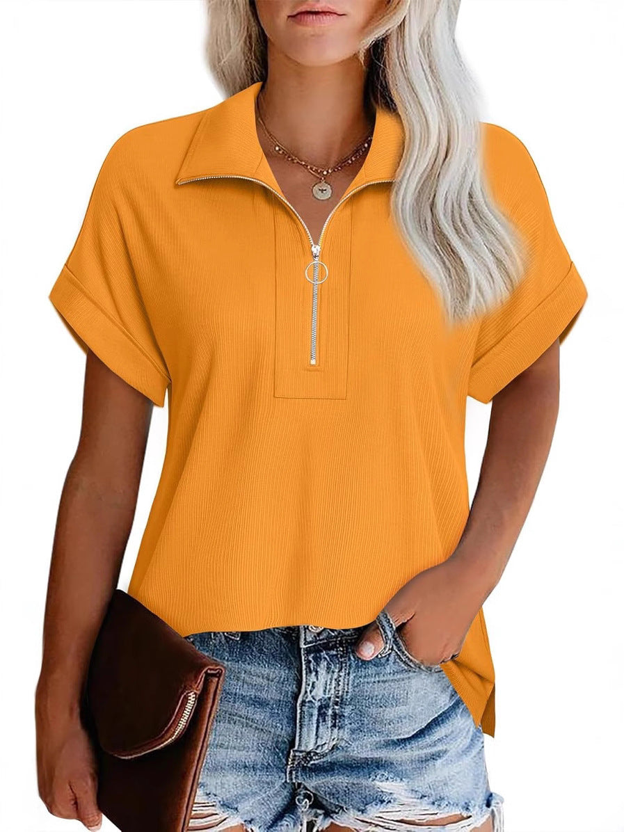 Ladies Modern Zip-Up Leisure Top Ivyshape