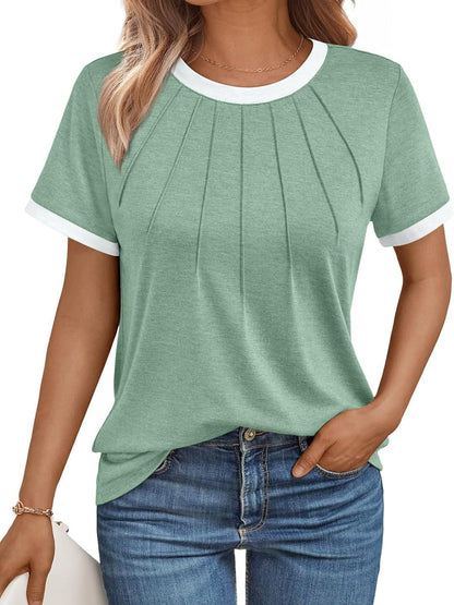 Women's folding casual top Ivyshape