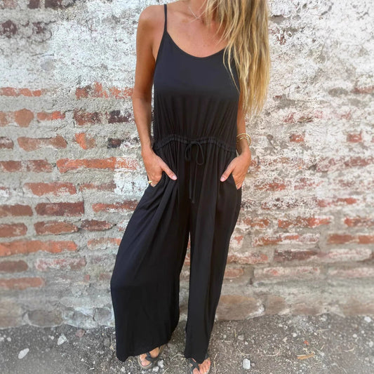 Women Bohemian Style Relaxed Jumpsuit Ivyshape