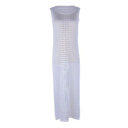 Women’s Maxi Dress with Refined Crochet Pattern Ivyshape