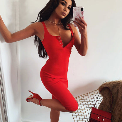 Women's Ribbed Bodycon Midi Dress Ivyshape