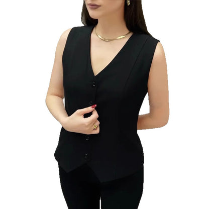 Women's Tailored Elegant Vest Ivyshape