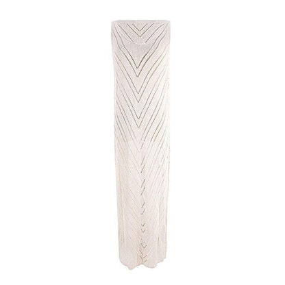Women's airy crochet beach overlay with side slit details Ivyshape