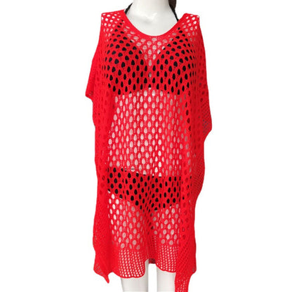 Women Mesh Beach Tunic Ivyshape