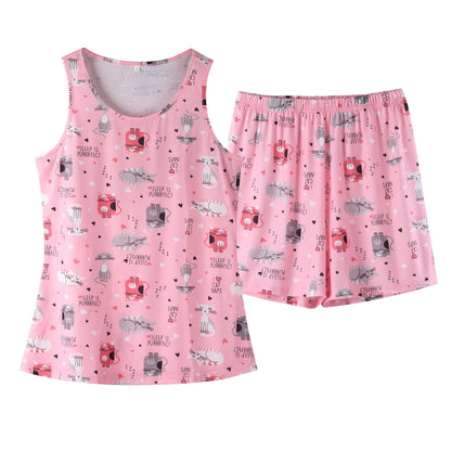 Women's pajama set with galactic motif Ivyshape