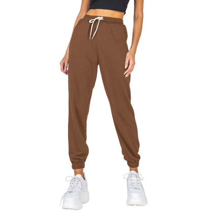 Women's comfortable sweatpants with elastic waistband and pockets Ivyshape