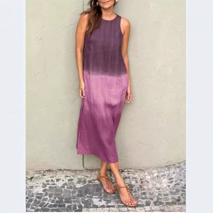 Ladies Elegant Sleeveless Maxi Dress Ivyshape